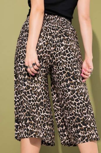 Plus size veliki brojevi Hlače skraćenih širokih nogavica za punije