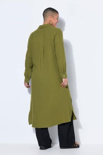 Plus size veliki brojevi Bluza dugih rukava dužeg kroja za punije