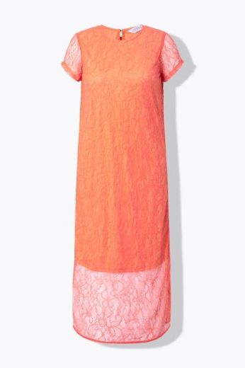 Plus size veliki brojevi Haljina maxi kratkih rukava s čipkastim detaljima za punije