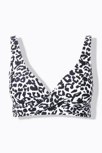 Plus size veliki brojevi Kupaći kostim   gornji dio s uzorkom leoparda za punije