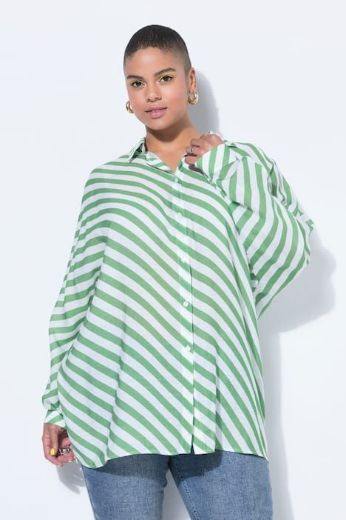 Plus size veliki brojevi Košulja dugih rukava šireg kroja za punije