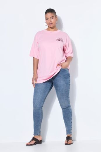 Plus size veliki brojevi Majica kratkih rukava šireg kroja za punije