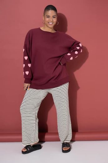 Plus size veliki brojevi Majica dugih rukava šireg kroja za punije