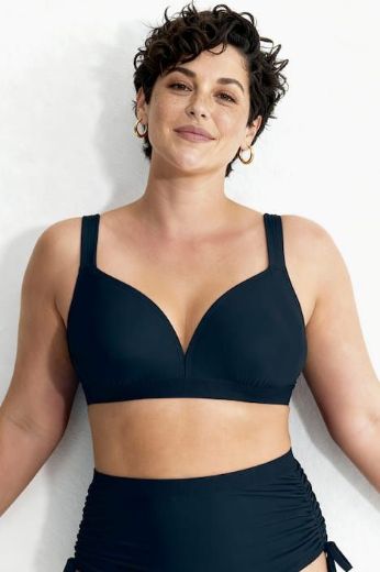 Plus size veliki brojevi Kupaći kostim gornji dio prilagodljivih naramenica za punije