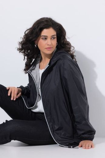 Plus size veliki brojevi Jakna dvostrana s kapuljačom za punije