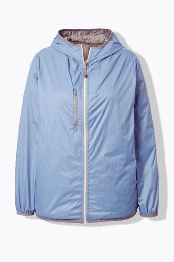 Plus size veliki brojevi Jakna dvostrana s kapuljačom za punije