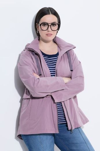 Plus size veliki brojevi Jakna vodoodbojna s kapuljačom za punije