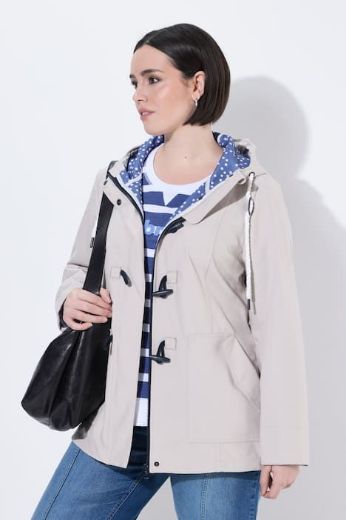 Plus size veliki brojevi Jakna vodoodbojna s kopčama za punije