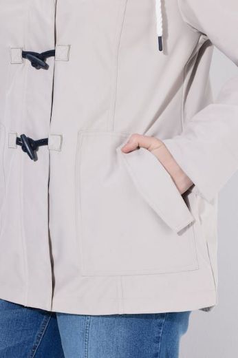 Plus size veliki brojevi Jakna vodoodbojna s kopčama za punije