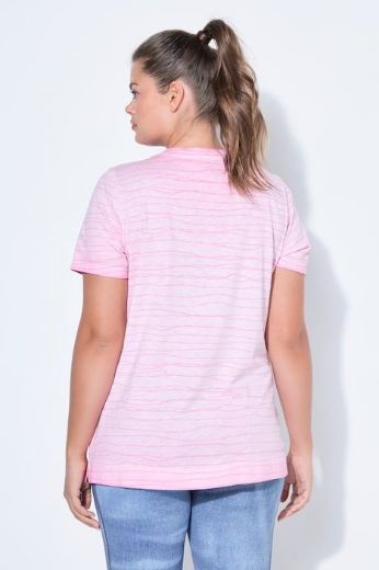 Plus size veliki brojevi Majica 1/2 rukava V izreza za punije