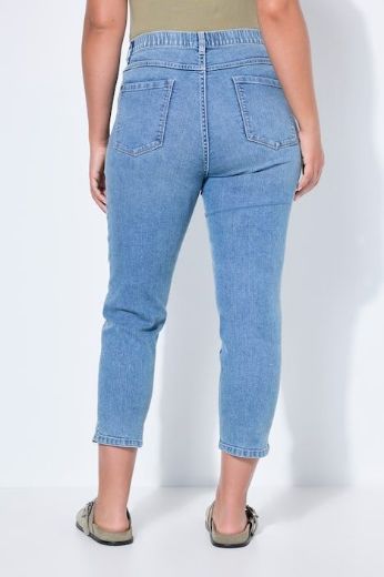 Plus size veliki brojevi Hlače dugih nogavica povišenog struka traper za punije