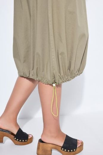 Plus size veliki brojevi Haljina kratkih rukava s vezicom za punije