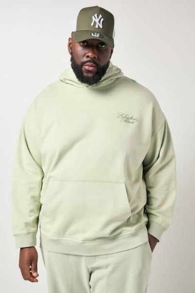 Veliki brojevi Majica dugih rukava s kapuljačom moda za punije