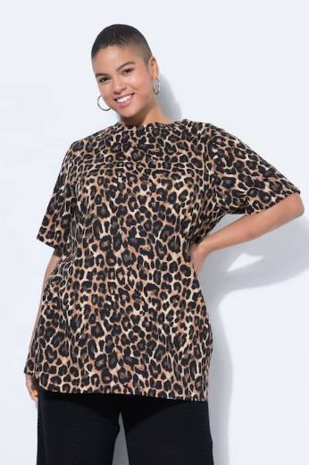 Plus size veliki brojevi Majica kratkih rukava dužeg kroja za punije