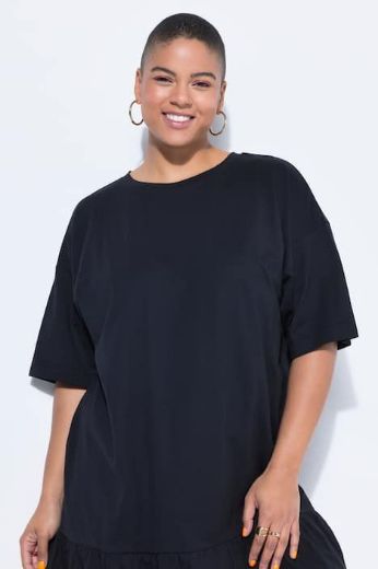 Plus size veliki brojevi Haljina kratkih rukava A kroja za punije