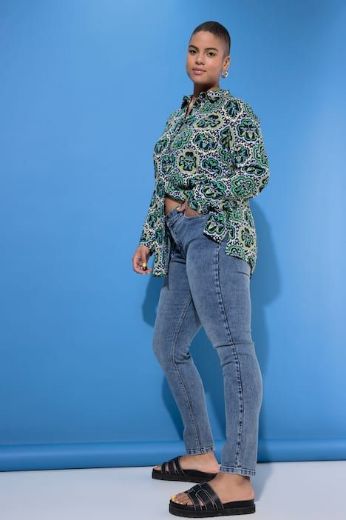 Plus size veliki brojevi Hlače dugih uskih nogavica traper za punije