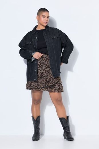 Plus size veliki brojevi Jakna traper za punije