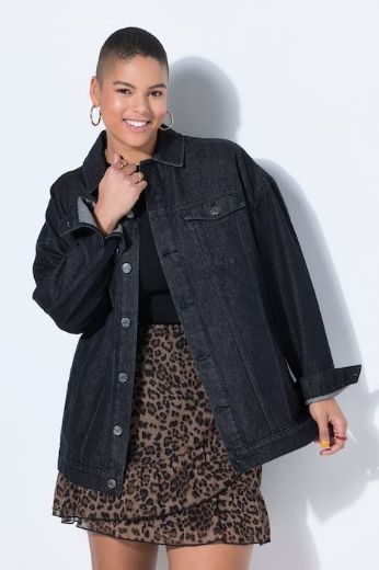 Plus size veliki brojevi Jakna traper za punije