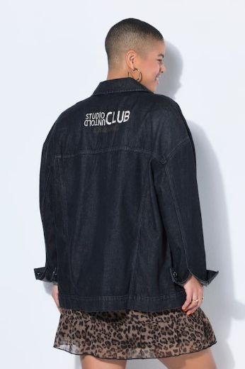 Plus size veliki brojevi Jakna traper za punije