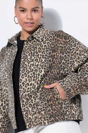 Plus size veliki brojevi Bluza dugih rukava s kragnom za punije