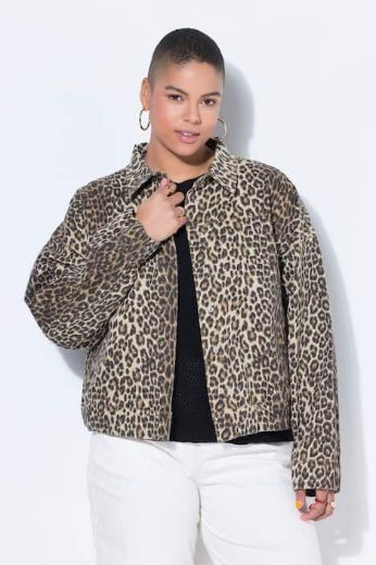 Plus size veliki brojevi Bluza dugih rukava s kragnom za punije