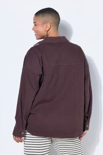 Plus size veliki brojevi Jakna traper šireg kroja za punije