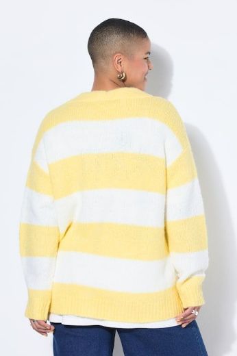 Plus size veliki brojevi Kardigan dugih rukava na gumbe za punije