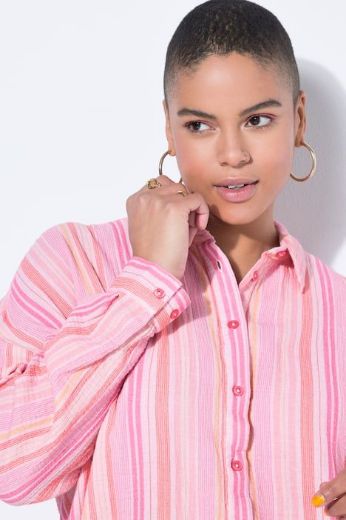 Plus size veliki brojevi Košulja dugih rukava šireg kroja za punije