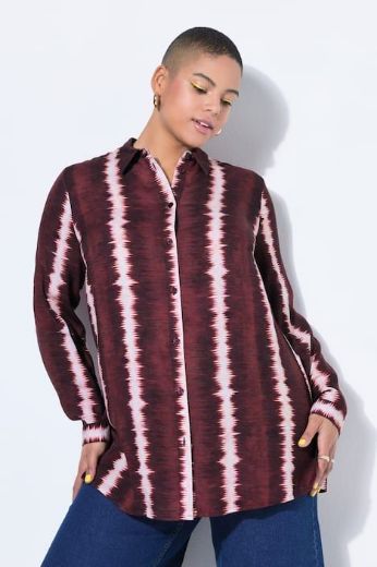 Plus size veliki brojevi Košulja dugih rukava ravnog kroja za punije