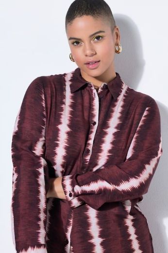 Plus size veliki brojevi Košulja dugih rukava ravnog kroja za punije