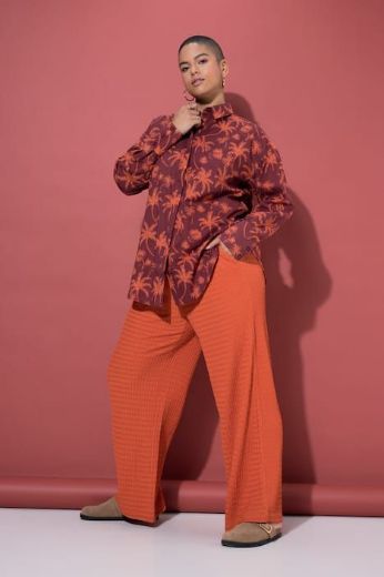 Plus size veliki brojevi Košulja dugih rukava šireg kroja za punije