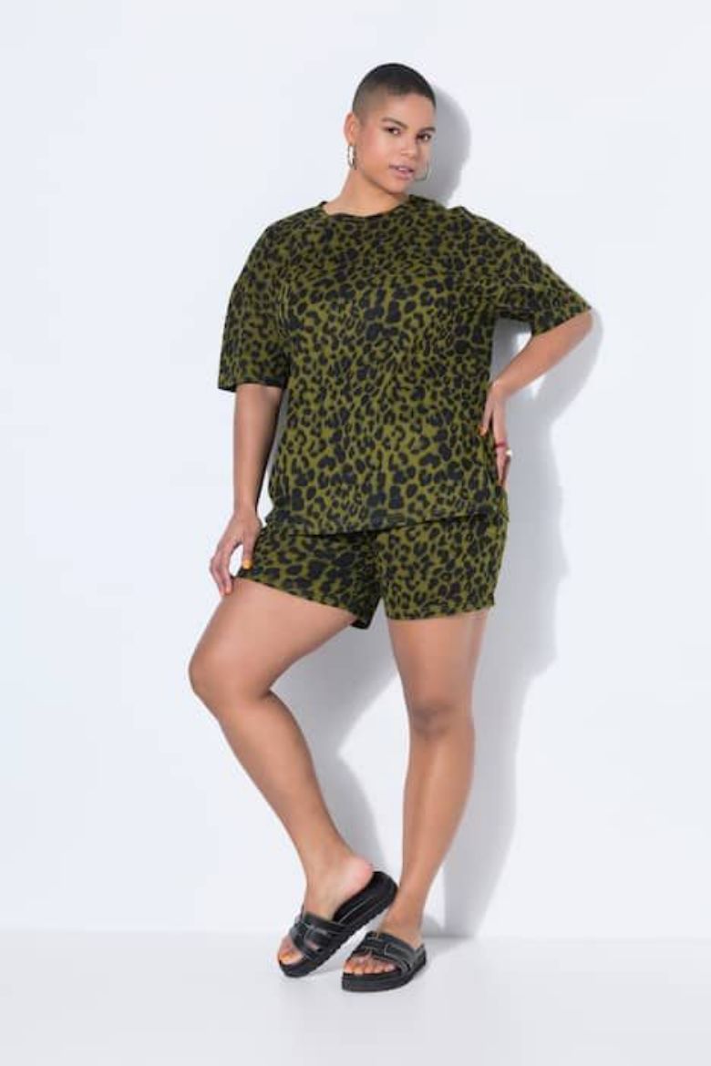 Plus size veliki brojevi Pidžama kratki dvodijelni set za punije