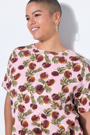 Plus size veliki brojevi Majica kratkih rukava šireg kroja za punije