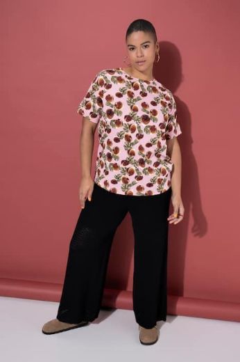 Plus size veliki brojevi Majica kratkih rukava šireg kroja za punije