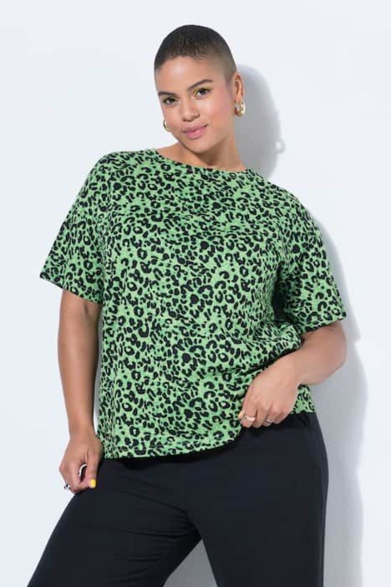 Plus size veliki brojevi Majica kratkih rukava šireg kroja za punije