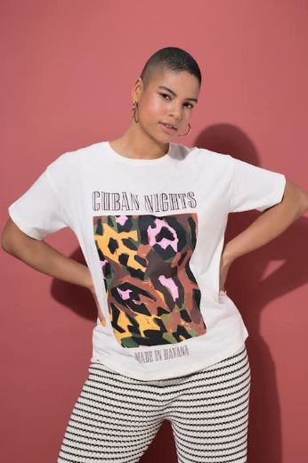 Plus size veliki brojevi Majica kratkih rukava šireg kroja za punije