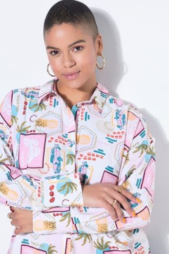 Plus size veliki brojevi Bluza dugih rukava šireg kroja za punije