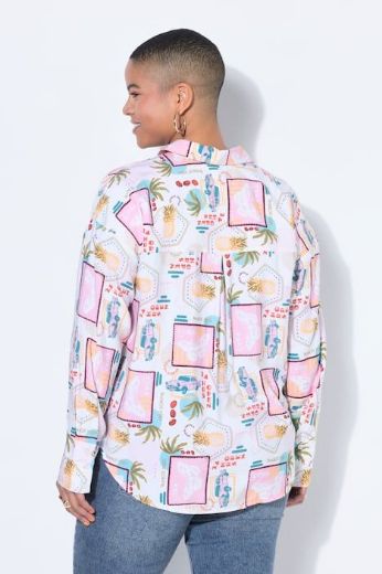 Plus size veliki brojevi Bluza dugih rukava šireg kroja za punije