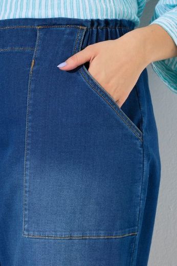 Plus size veliki brojevi Hlače traper  rastezljive za punije