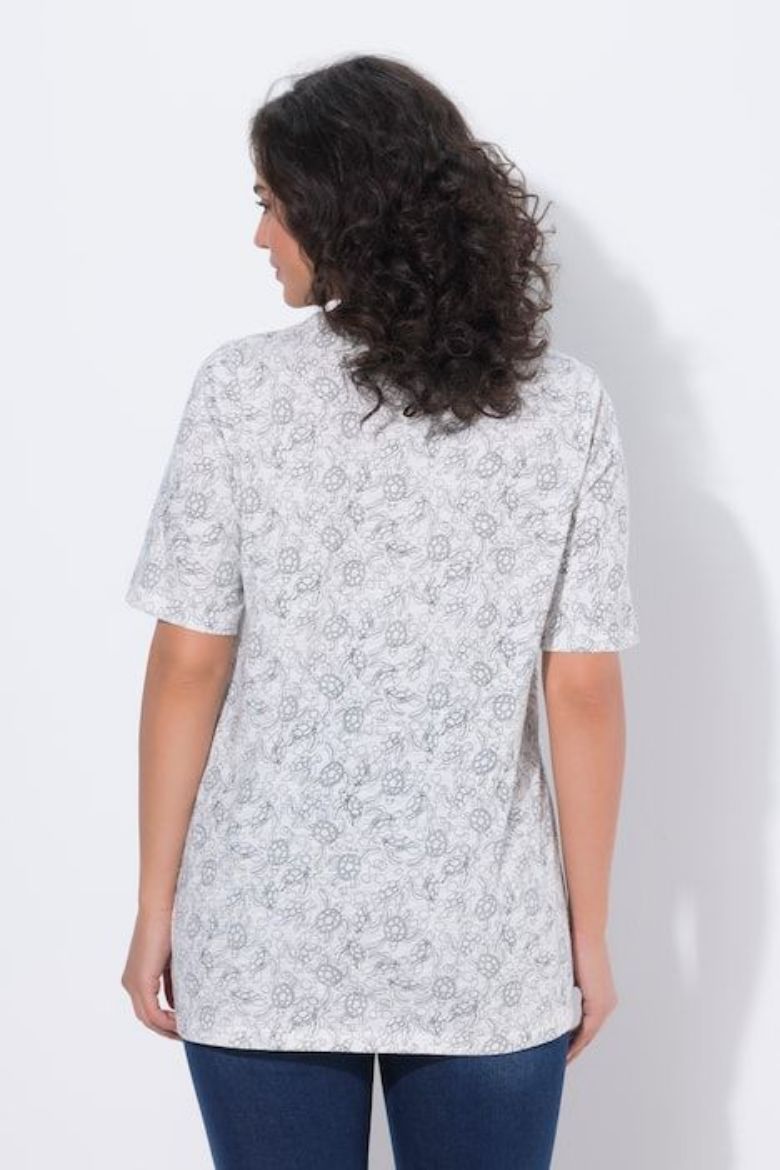 Plus size veliki brojevi Majica kratkih rukava A kroja za punije