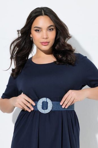 Plus size veliki brojevi Remen rastezljivi pletenog izgleda za punije