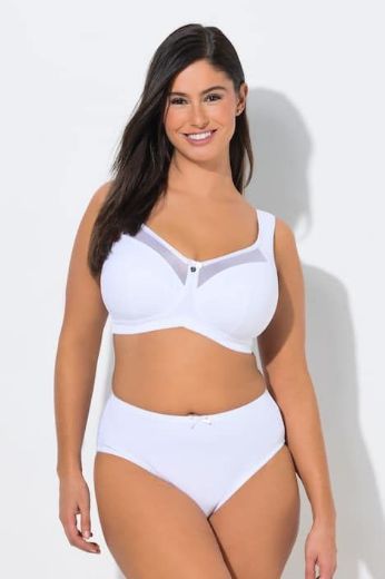 Plus size veliki brojevi Grudnjak bez žice mrežastog obruba za punije