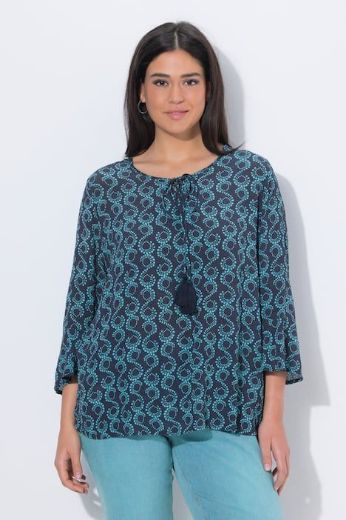 Plus size veliki brojevi Bluza 3/4 rukava A kroja za punije