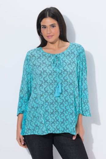 Plus size veliki brojevi Bluza 3/4 rukava A kroja za punije