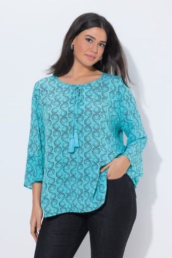 Plus size veliki brojevi Bluza 3/4 rukava A kroja za punije