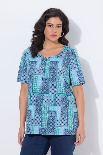 Plus size veliki brojevi Majica kratkih rukava A kroja za punije