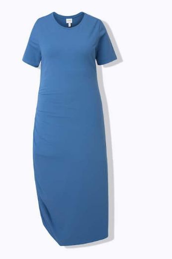 Plus size veliki brojevi Haljina maxi kratkih rukava za punije