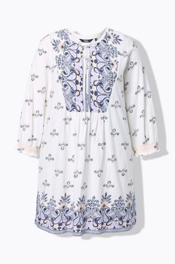 Plus size veliki brojevi Tunika 3/4 rukava A kroja za punije