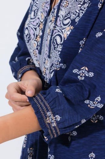 Plus size veliki brojevi Tunika 3/4 rukava A kroja za punije