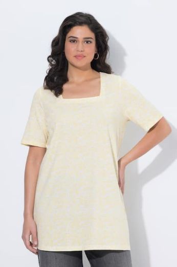 Plus size veliki brojevi Majica kratkih rukava dužeg kroja za punije